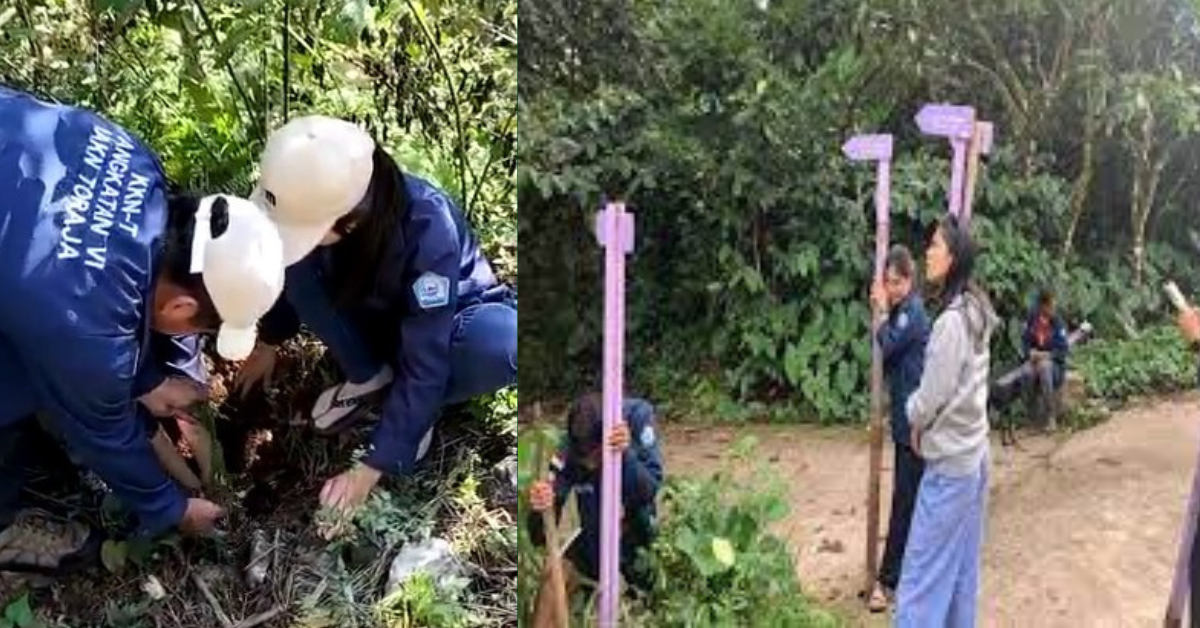 Penguatan Ekoteologi - PENANAMAN POHON MAHASISWA KKN TEMATIK IAKN TORAJA ANGKATAN IX